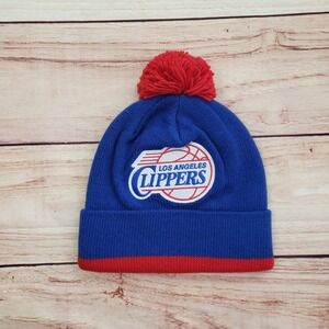 Los‎ Angeles Clippers Hat Cap Beanie One Size Blue NBA Basketball Mitchell Ness